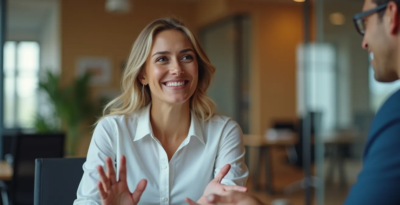 Contraste visual entre comunicación humana y robótica en atención al cliente