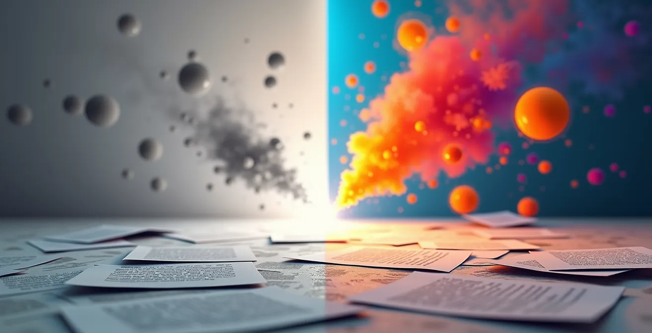 Comparación visual de títulos aburridos versus títulos optimizados para CTR