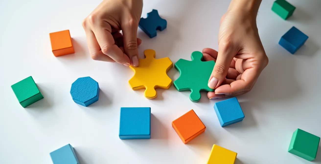 Diagrama visual de estrategia integrada SEO y SEM