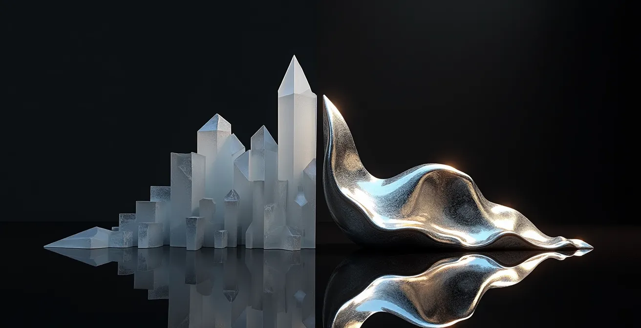 Comparación visual entre formatos publicitarios digitales dinámicos y estáticos