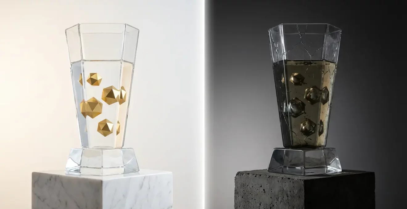 Contraste visual entre certificaciones auténticas y sellos dudosos